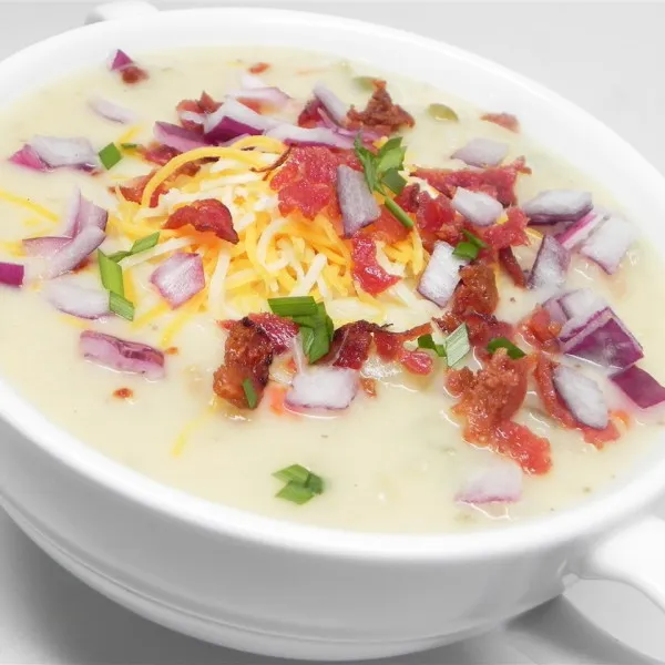 Aardappel Hash Brown Soep