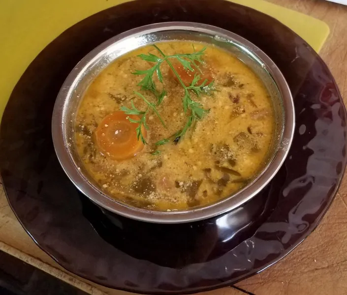 Aardappel-, Wortel-, Prei- en Boerenkoolsoep (Instant Pot®)