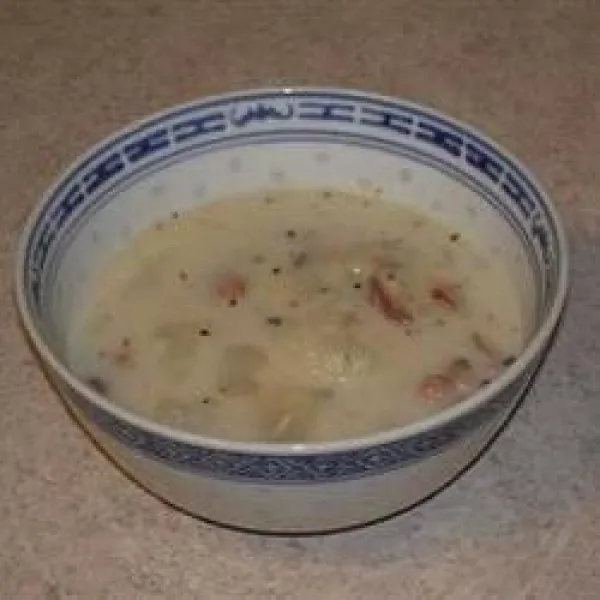 Aardappelsoep met Parmezaanse Kaas