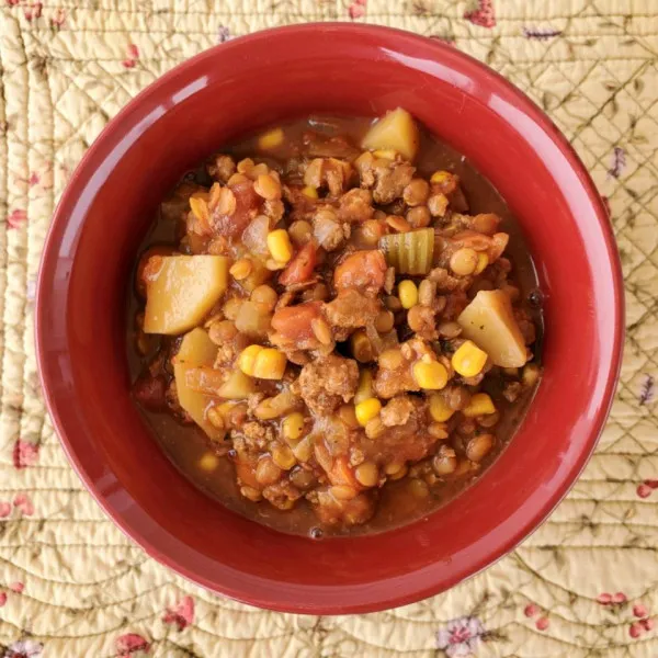 Groente- en Kalkoensoep in een Slowcooker