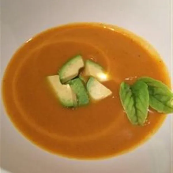 Pittige Zoete Aardappel Curry Soep (goedgekeurd door Paleo en GF)