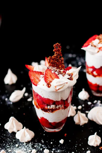 Aardbeien Eton Mess Voor Moederdag