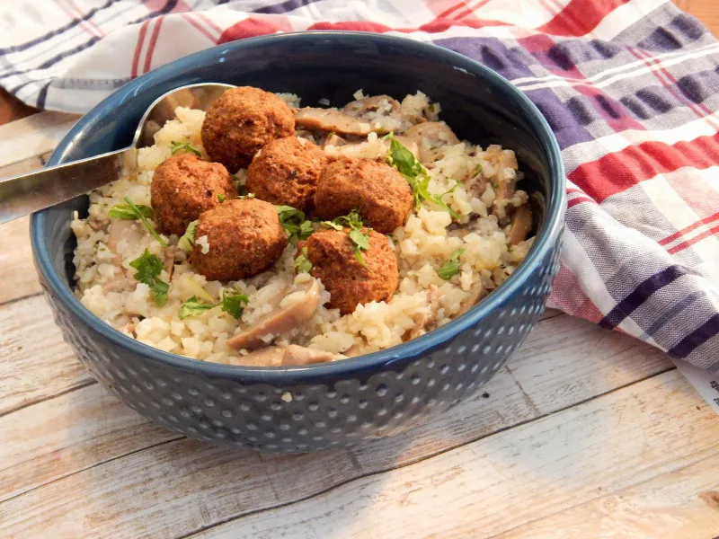 Stroganoff Van Rijst Met Bloemkool