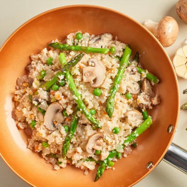 Gemengde Groenten Uit De Pan "Risotto"