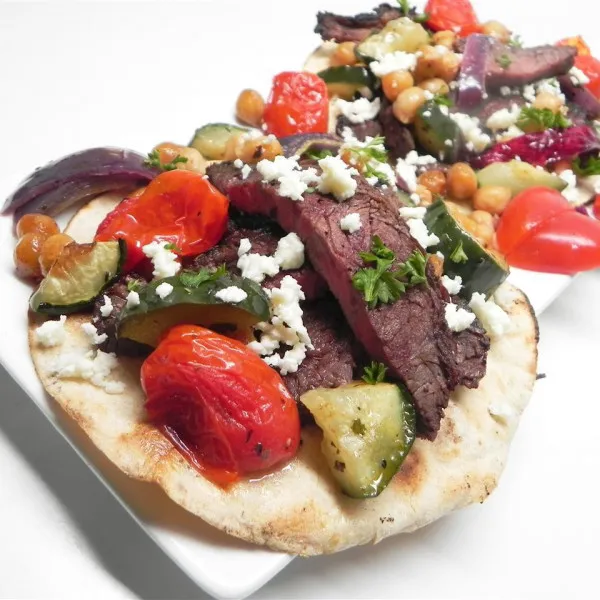 Taco's Van Flank Steak En Groenten