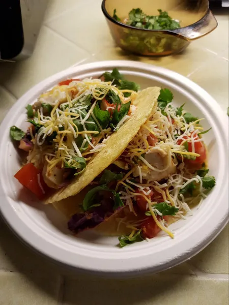 Gezonde Vis Tacos Met Koriander Salade
