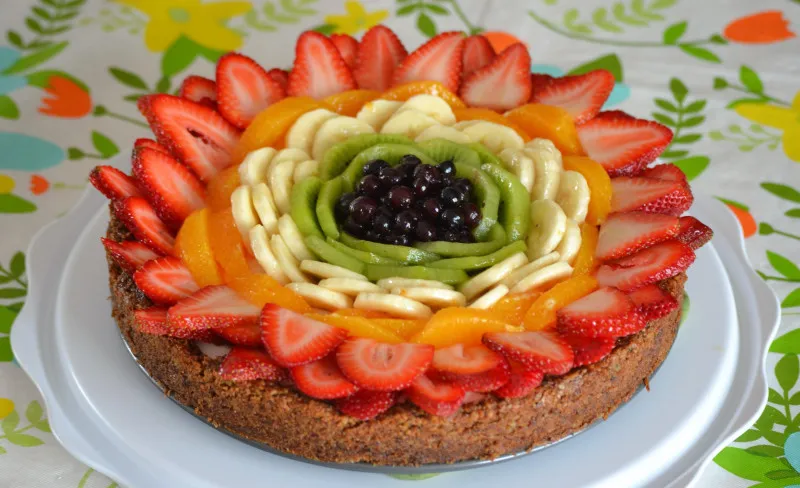 Griekse Yoghurt Fruit Taart