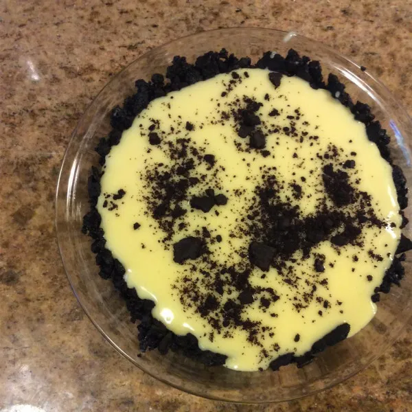Chocolade En Vanille Crème Taart