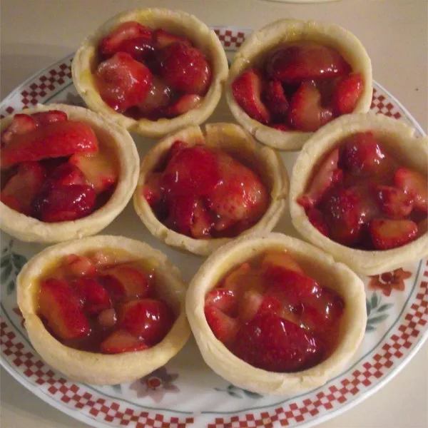 Aardbeientaartjes