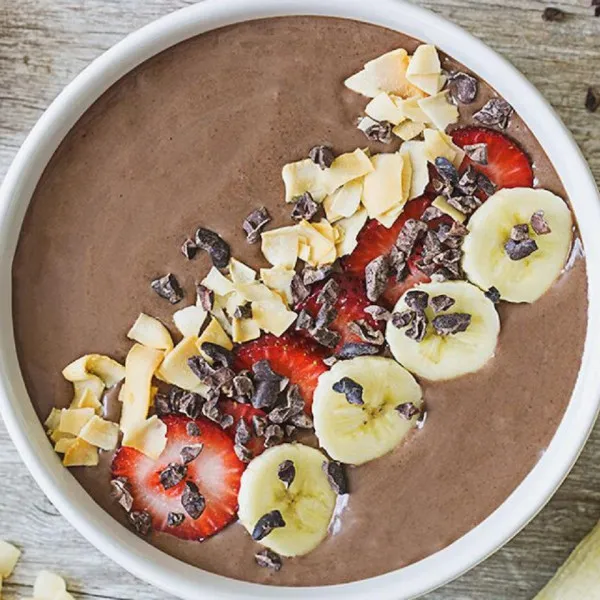 Chocolade Decadentie Smoothie Kom