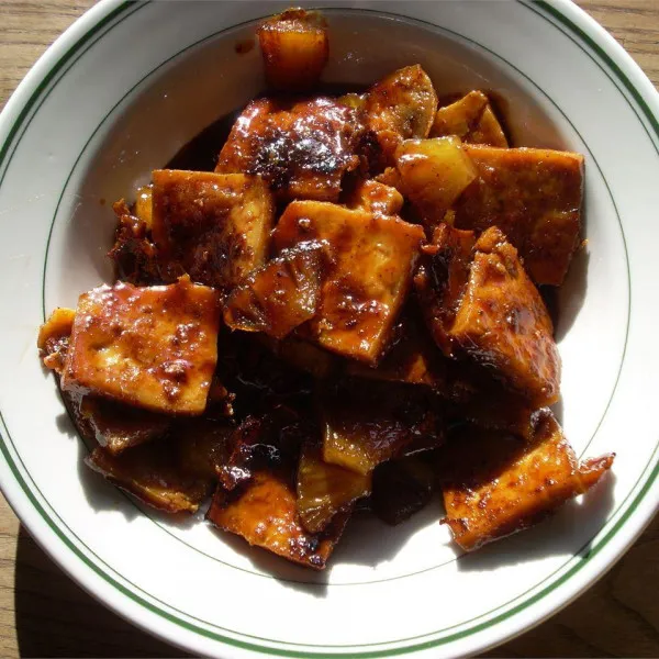 Tofu Glazuur met Ahornsiroop