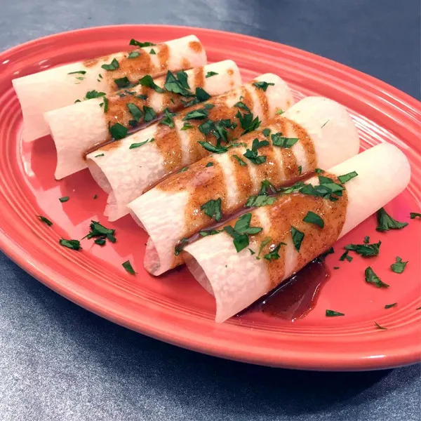 Jicama-tortilla's