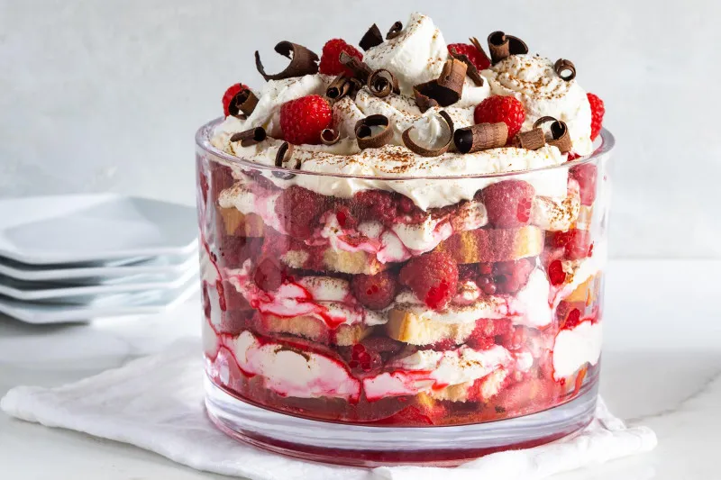 Frambozen Trifle
