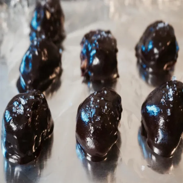Gezonde Havermouttruffels Met Pindakaas En Zoute Pure Chocolade