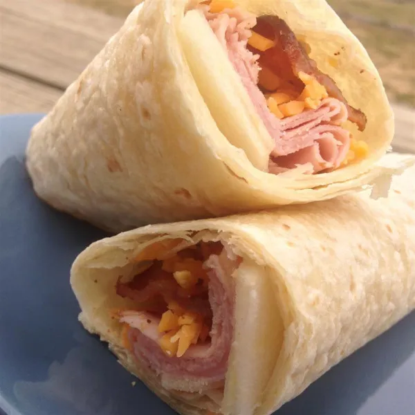 Wraps Met Spek En Appel