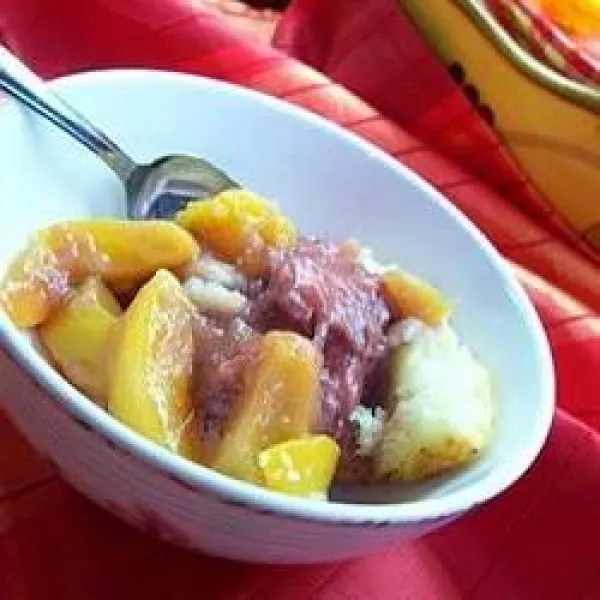 Perzik en Bessen Crisp