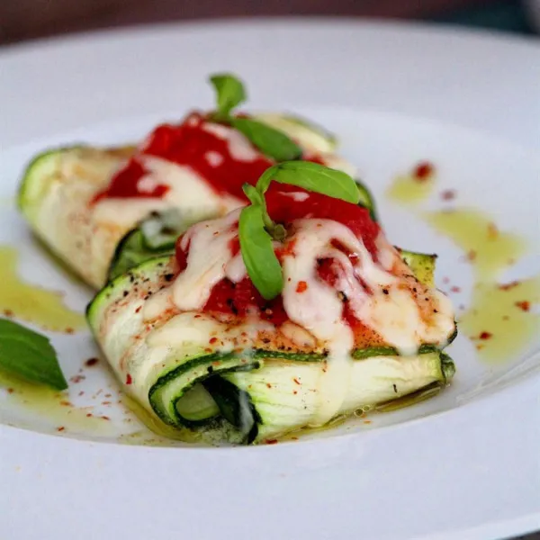 Zavioli gevuld met spinazie en ricotta